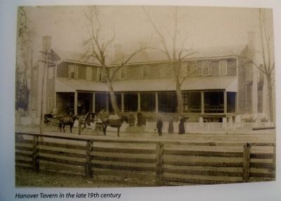 Hanover Tavern in the late 19th century image. Click for full size.