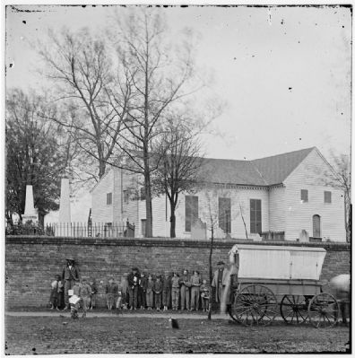 Richmond, Va. St. John's Church and graveyard from street image. Click for full size.
