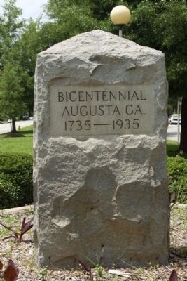 Bicentennial Augusta, Ga Marker. Click for full size. Bicentennial Augusta, Ga Marker image. Click for full size.