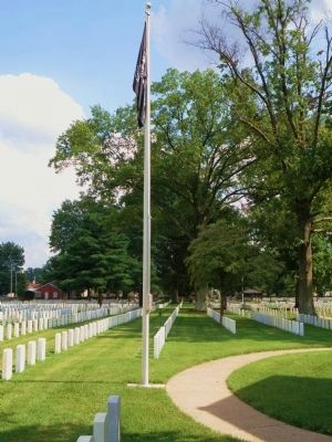 New Albany National Cemetery Marker. Click for full size. New Albany National Cemetery Marker image. Click for full size.