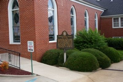 Franklin Baptist Church Marker image. Click for full size.