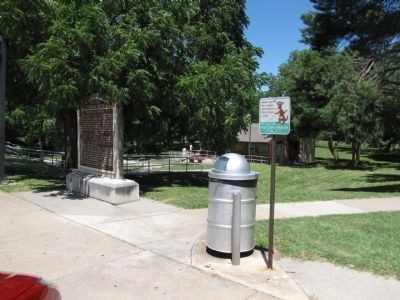 Historical Kansas Marker. Click for full size. Historical Kansas Marker image. Click for full size.
