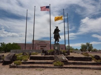 Oñate Statue and Oñate Center image. Click for full size.