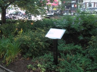 Marker on the Morristown Green image. Click for full size.