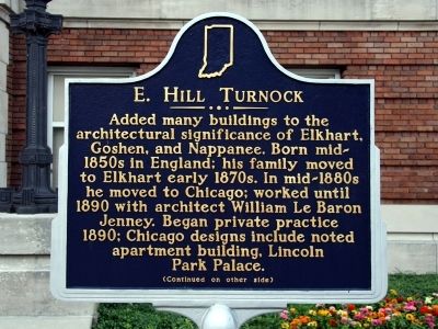 E. Hill Turnock Marker. Click for full size. E. Hill Turnock Marker image. Click for full size.