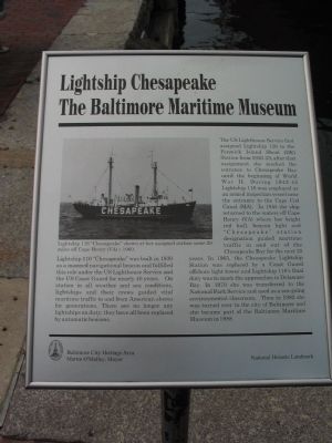 Lightship Chesapeake Marker image. Click for full size.
