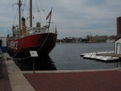 Lightship Chesapeake and Marker image. Click for full size.