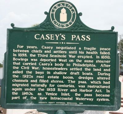 Casey's Pass Marker image. Click for full size.