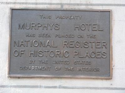 NRHP Plaque. Click for full size. NRHP Plaque image. Click for full size.