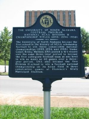 The University of North Alabama Marker image. Click for full size.