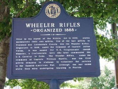 Wheeler Rifles Marker image. Click for full size.