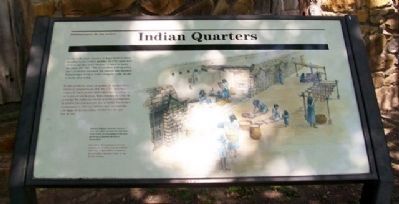 Indian Quarters / Habitaciones de los Indios Marker image. Click for full size.