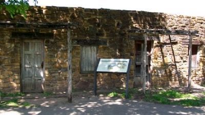 Indian Quarters / Habitaciones de los Indios and Marker image. Click for full size.