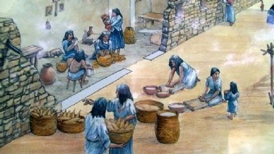 Drawing on Indian Quarters / Habitaciones de los Indios image. Click for full size.