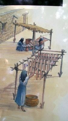 Drawing on Indian Quarters / Habitaciones de los Indios image. Click for full size.