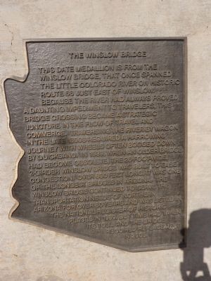 The Winslow Bridge Marker image. Click for full size.