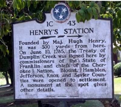 Henry's Station Marker. Click for full size. Henry's Station Marker image. Click for full size.