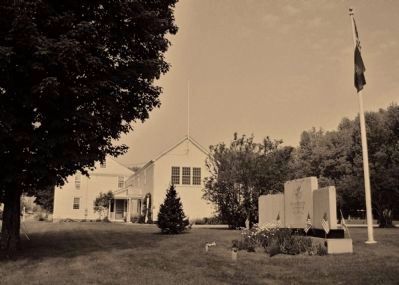 Bridgewater Veterans Memorial Marker. Click for full size. Bridgewater Veterans Memorial Marker image. Click for full size.