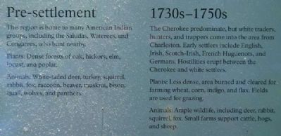 Environmental Change From Forest to Park Marker -<br>Pre-settlement/1730s-1750s. Click for full size. Environmental Change From Forest to Park Marker -<br>Pre-settlement/1730s-1750s image. Click for full size.