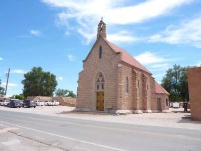 The Post-1680 Catholic Church/Shrine of San Juan Pueblo image. Click for full size.