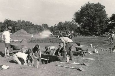 Holmes' Fort Excavation (1971). Click for full size. Holmes' Fort Excavation (1971) image. Click for full size.