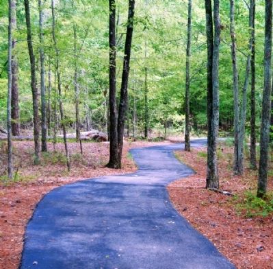 Walking Path From Visitor's Center to Battlefield image. Click for full size.