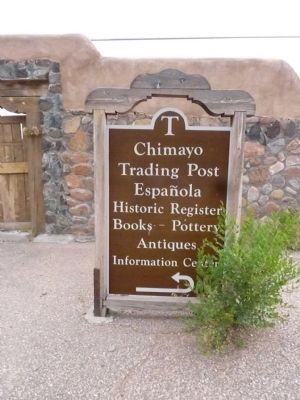 One of the Chimayo Trading Post Highway Signs image. Click for full size.