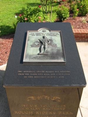 Rough Riders Marker (Top face) image. Click for full size.