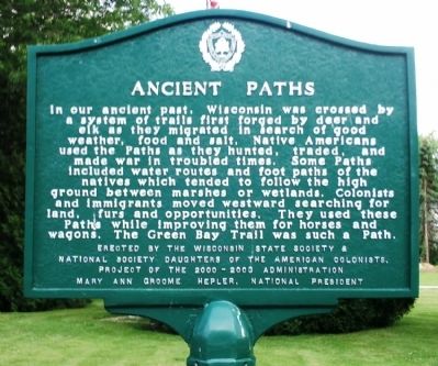 Ancient Paths Marker image. Click for full size.