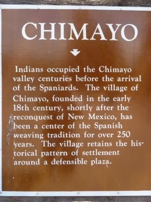 Chimayo Marker image. Click for full size.