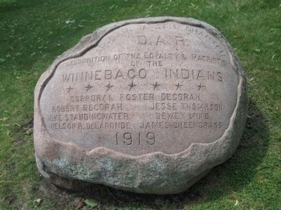 Winnebago Indians Memorial Monument image. Click for full size.
