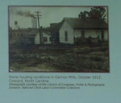 Some housing conditions in Cannon Mills, October 1912. image. Click for full size.