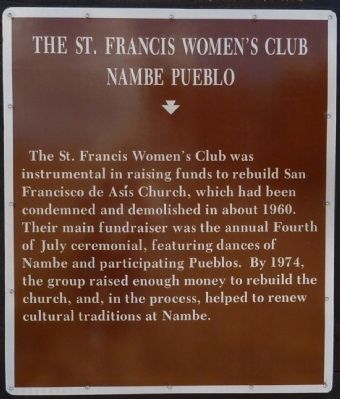 The St. Francis Women's Club Marker image. Click for full size.
