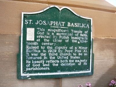St. Josaphat Basilica Marker image. Click for full size.