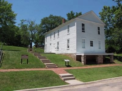 Lecompton Constitution Hall image. Click for full size.