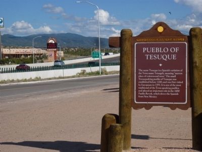 Pueblo of Tesuque Marker image. Click for full size.