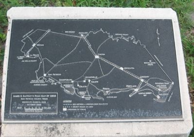 James O. Gaffney's Road Map of 1903 Marker. Click for full size. James O. Gaffney's Road Map of 1903 Marker image. Click for full size.