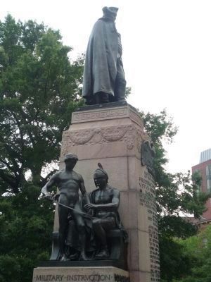 Baron von Steuben Memorial - view from northeast. Click for full size. Baron von Steuben Memorial - view from northeast image. Click for full size.