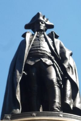 Baron von Steuben - statue by Albert Jaegers, sculptor image. Click for full size.