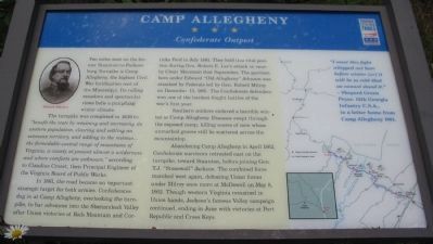 Camp Allegheny Marker image. Click for full size.