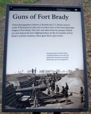 Guns of Fort Brady Marker image. Click for full size.