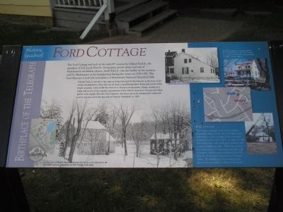Ford Cottage Marker. Click for full size. Ford Cottage Marker image. Click for full size.