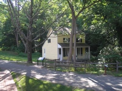 Ford Cottage and Marker. Click for full size. Ford Cottage and Marker image. Click for full size.