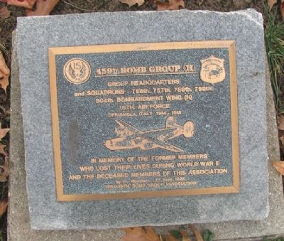 459th Bomb Group (H) Marker image. Click for full size.
