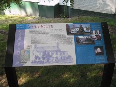 Vail House Marker image. Click for full size.