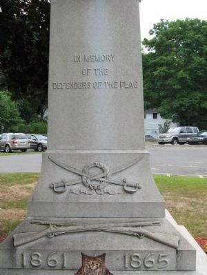 Plainville Civil War Memorial image. Click for full size.