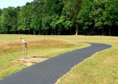 Paved Walking Path Leading to Second Parallel Marker image. Click for full size.