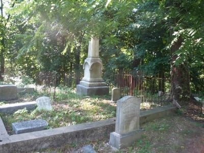 Mt. Zion Cemetery: an exceptional (i.e. a comparatively well preserved) family plot image. Click for full size.