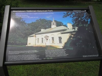Morristown National Historical Park Marker. Click for full size. Morristown National Historical Park Marker image. Click for full size.