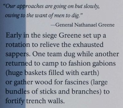 Current Second Approach Trench Marker. Click for full size. Current Second Approach Trench Marker image. Click for full size.